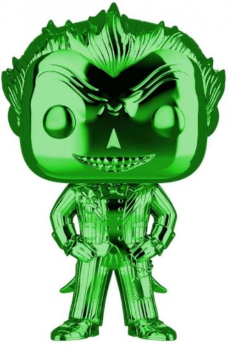 FUNKO ACTION FIGURES FUNKO POP DC: THE JOKER GREEN CHROME
